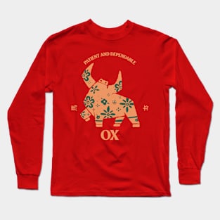 Year of The Ox - Chinese Zodiac Long Sleeve T-Shirt